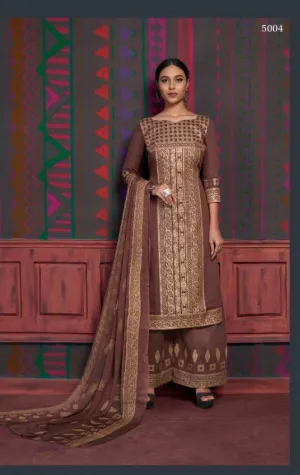 Aaa Design Studio Launched Satin Cotton Casual Wear Salwar Suits