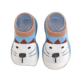 Animal Sock Shoes - Blue Otter