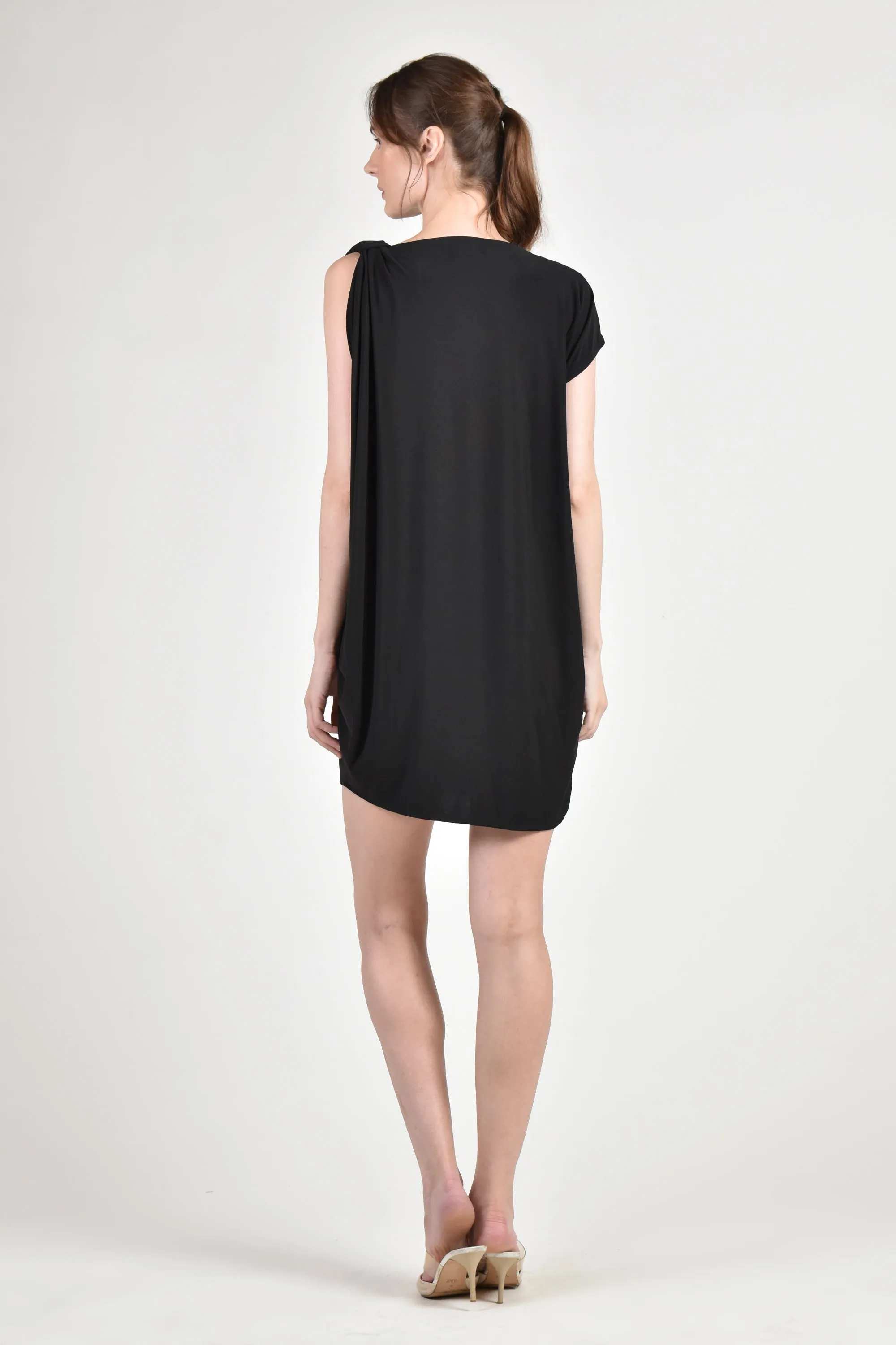 AYANA Draped Sleeve Dress