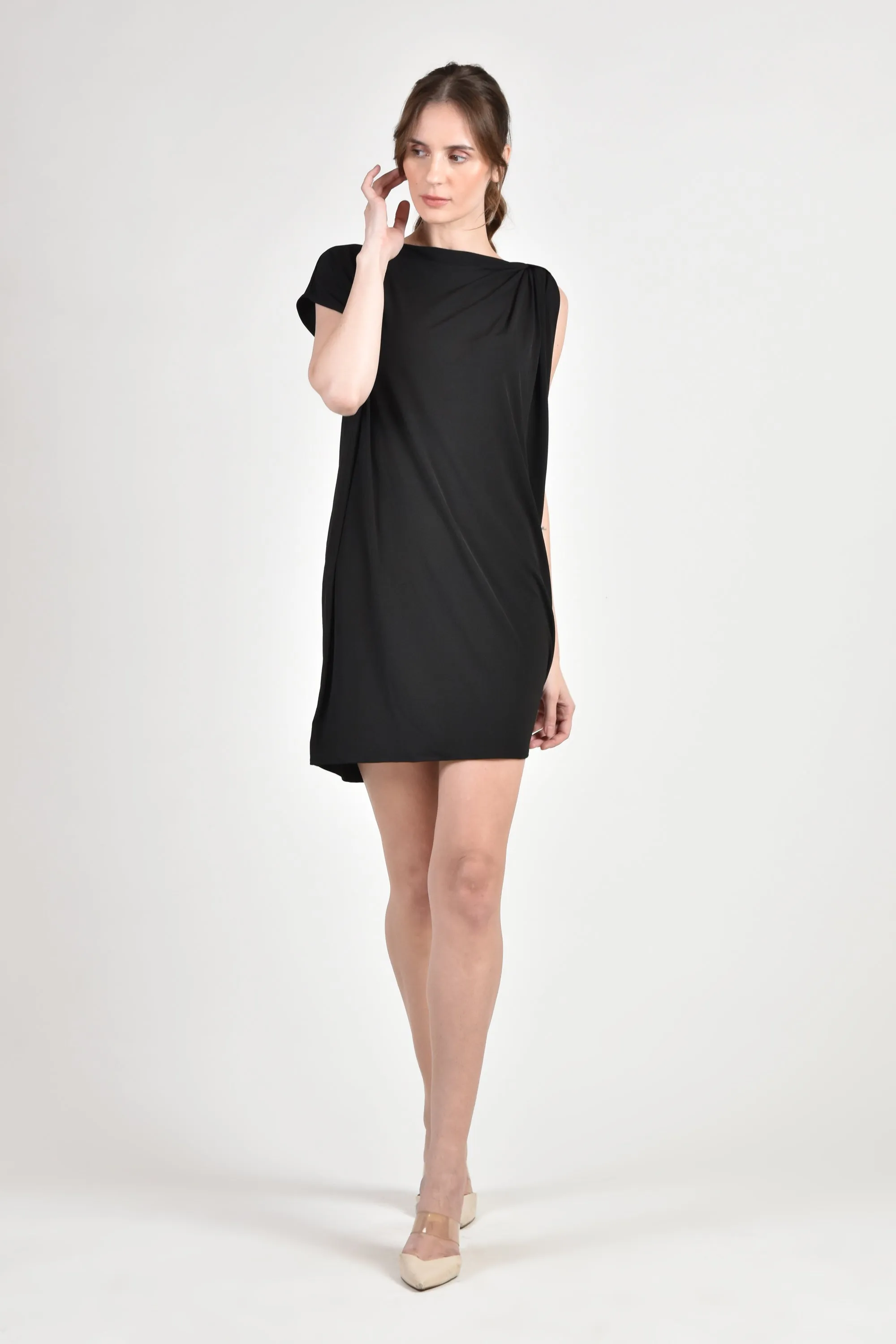 AYANA Draped Sleeve Dress