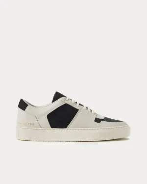BBall Decades Mesh and Leather Light Grey Low Top Sneakers