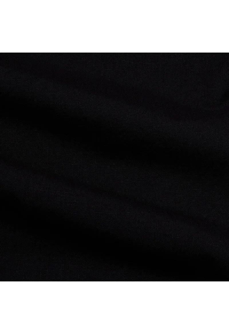 Black linen shirt - 032250-11