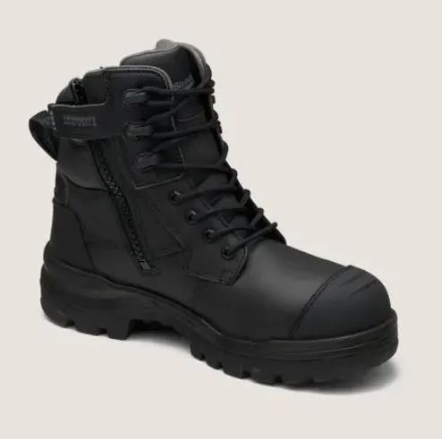 BLUNDSTONE 8561 ROTOFLEX 6" ZIP SIZE SAFETY BOOTS - COMPOSITE CAP