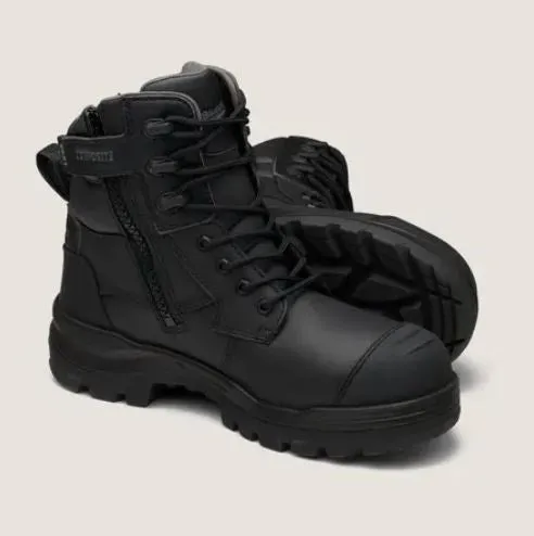 BLUNDSTONE 8561 ROTOFLEX 6" ZIP SIZE SAFETY BOOTS - COMPOSITE CAP