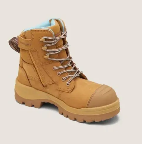 BLUNDSTONE 8860 ROTOFLEX 6" LADIES ZIP SIZE SAFETY BOOTS - COMPOSITE CAP