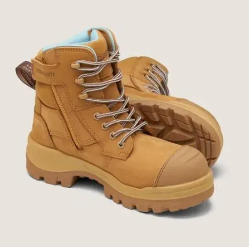BLUNDSTONE 8860 ROTOFLEX 6" LADIES ZIP SIZE SAFETY BOOTS - COMPOSITE CAP