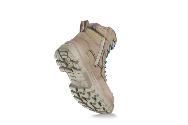 BLUNDSTONE 8863 ROTOFLEX 6" LADIES ZIP SIZE SAFETY BOOTS - COMPOSITE CAP