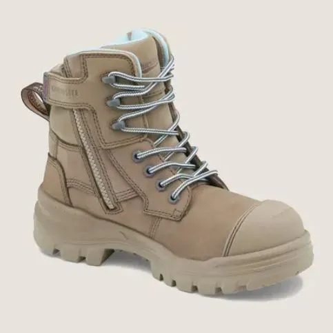 BLUNDSTONE 8863 ROTOFLEX 6" LADIES ZIP SIZE SAFETY BOOTS - COMPOSITE CAP