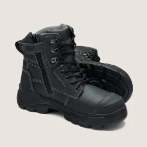 Blundstone - 9061 Rotoflex Black Steel Cap Zipsided Safety Boot