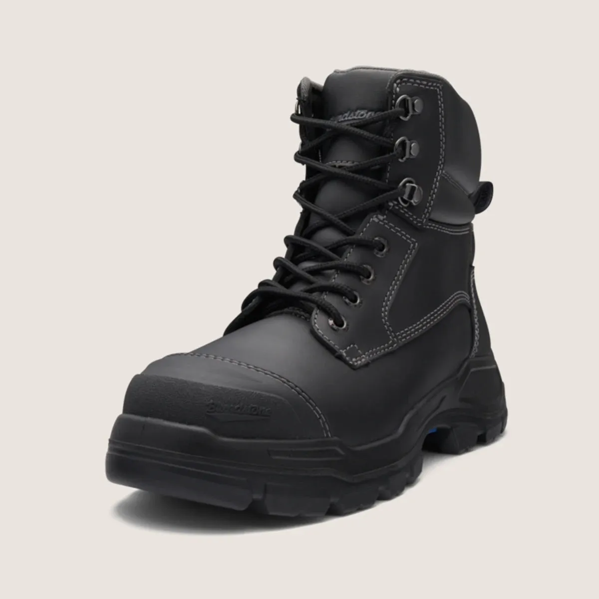 Blundstone - 9061 Rotoflex Black Steel Cap Zipsided Safety Boot