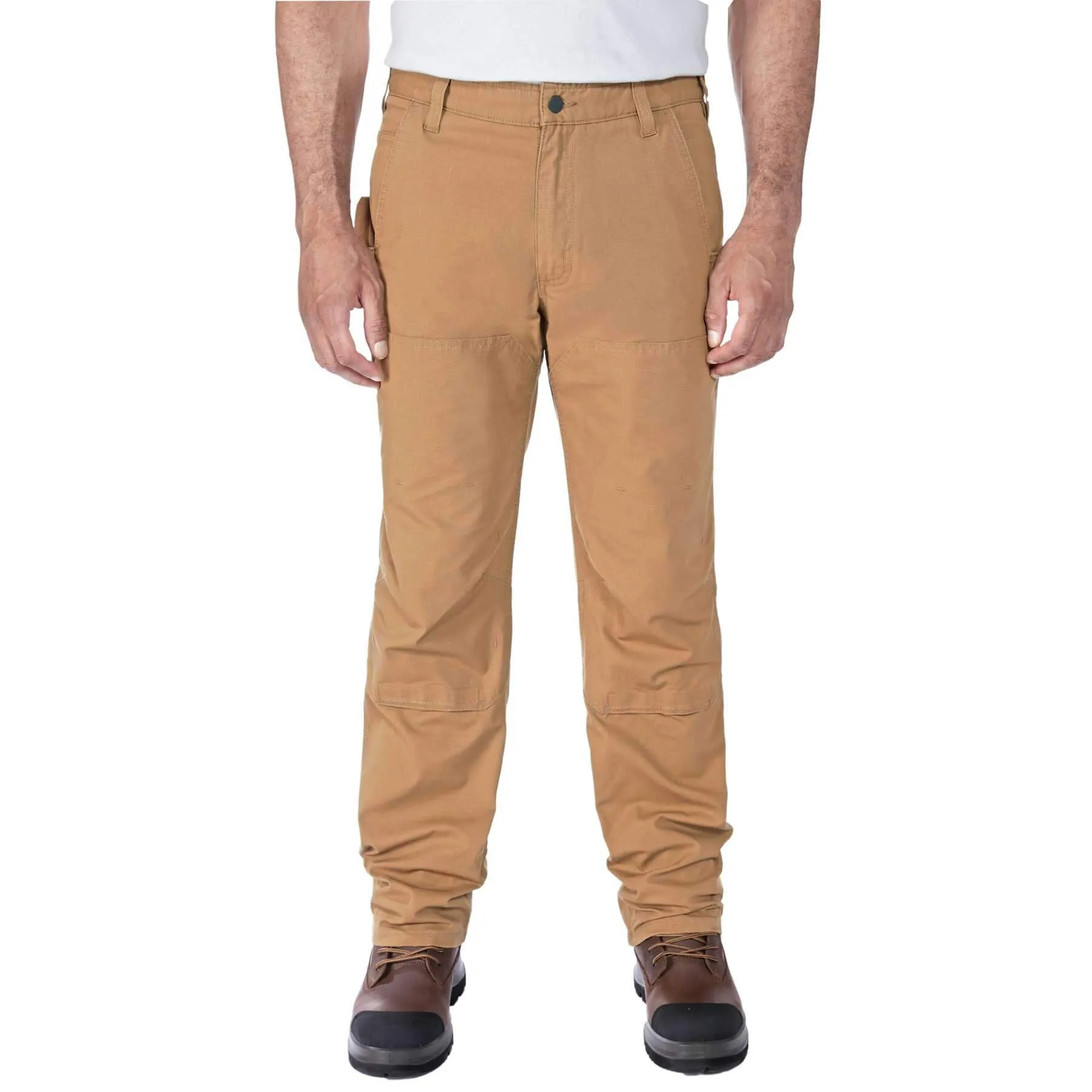 Carhartt Steel Straight Fit Rugged Flex Double-Front Ripstop Trousers 105075