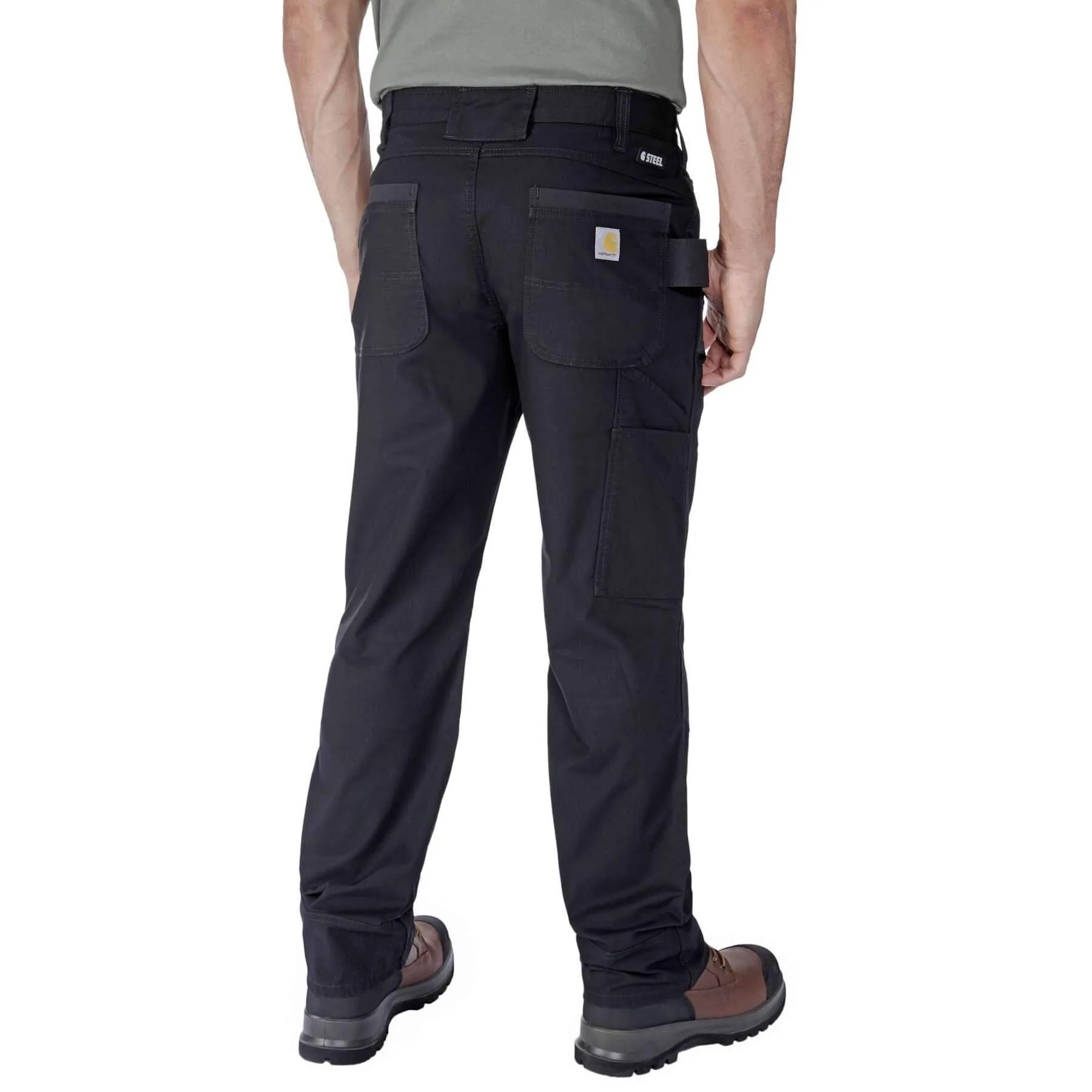 Carhartt Steel Straight Fit Rugged Flex Double-Front Ripstop Trousers 105075