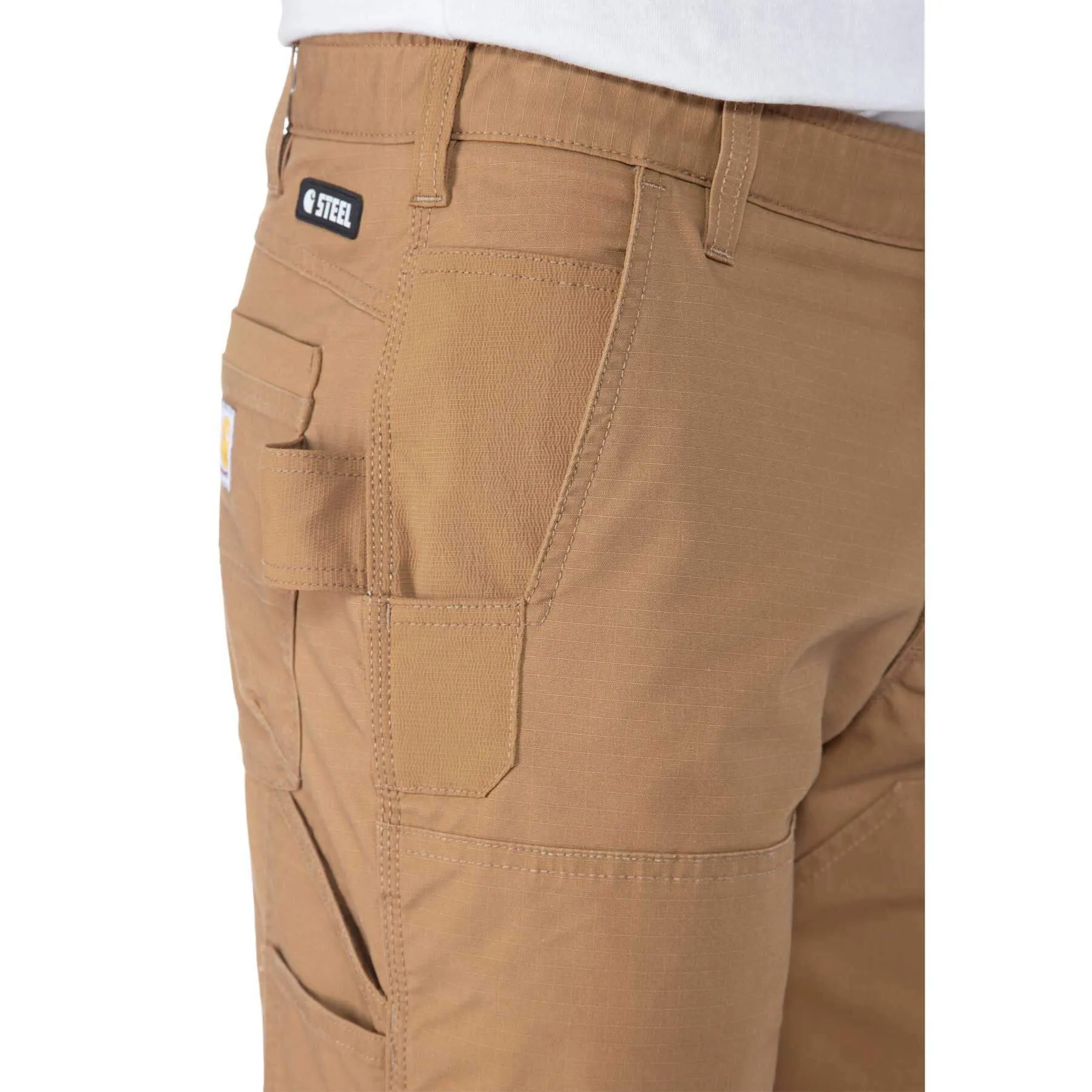 Carhartt Steel Straight Fit Rugged Flex Double-Front Ripstop Trousers 105075