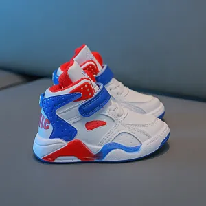 Children Basketball Shoes Girls Boys Hig-top Breathable