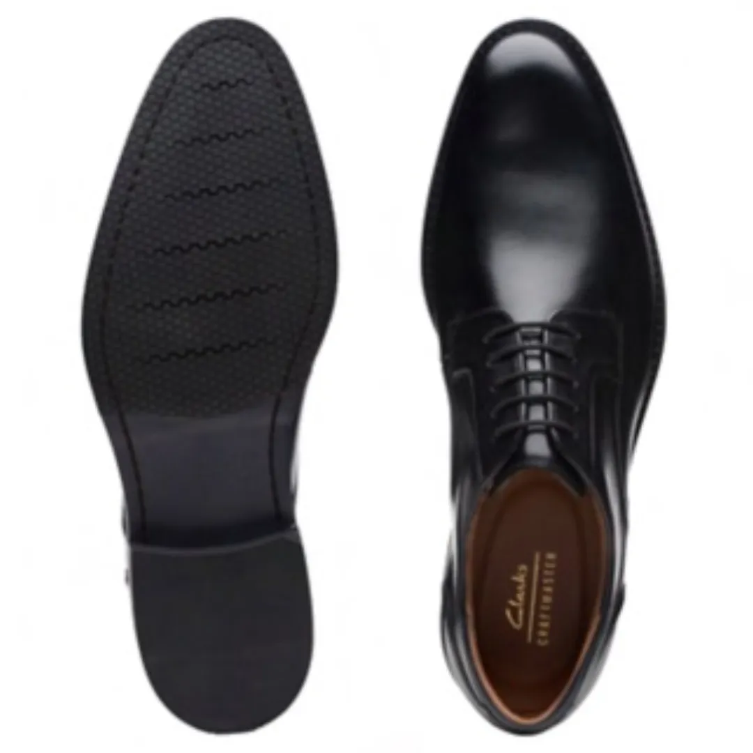 Clarks Black Leather Shoes