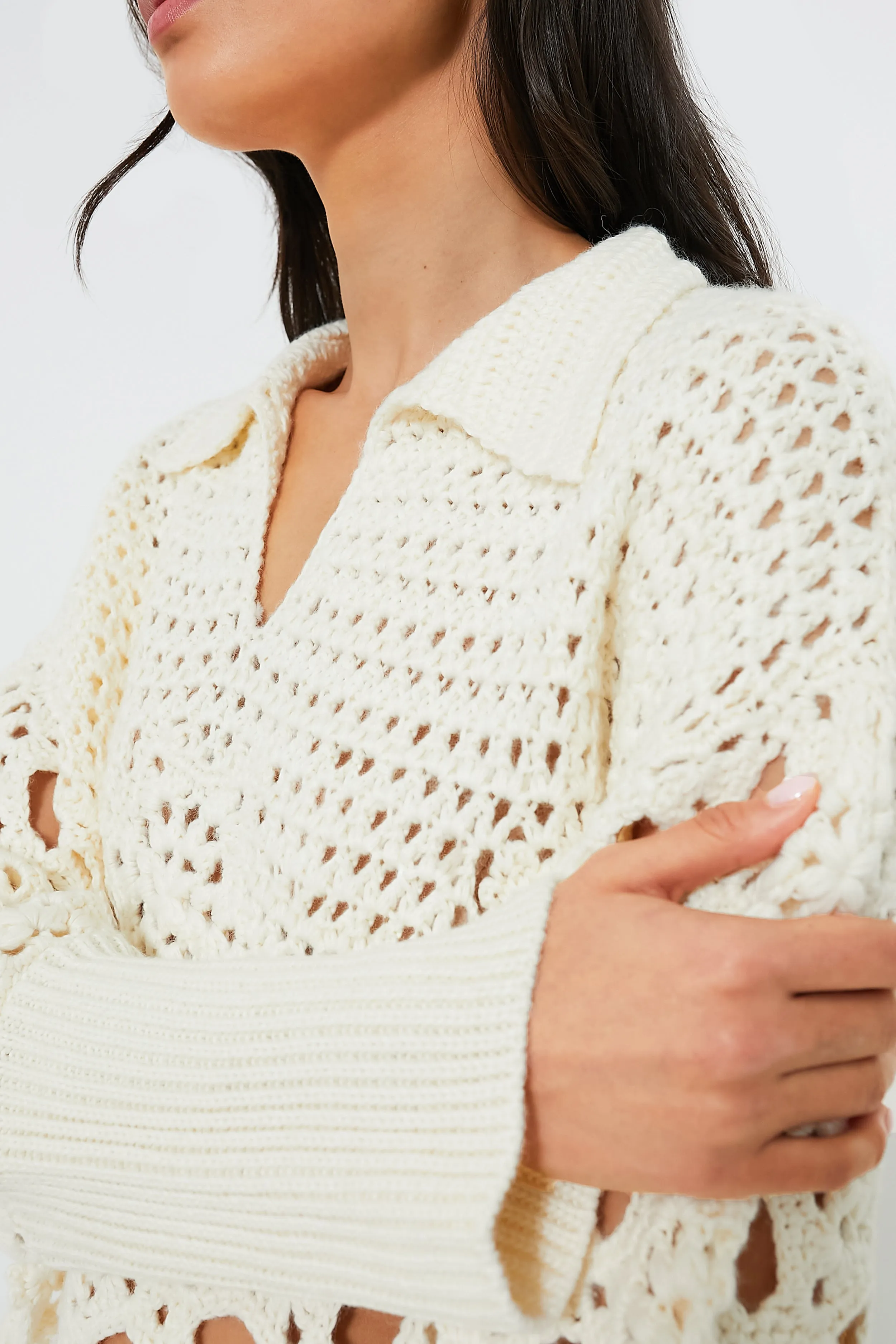 Cream Mady Top