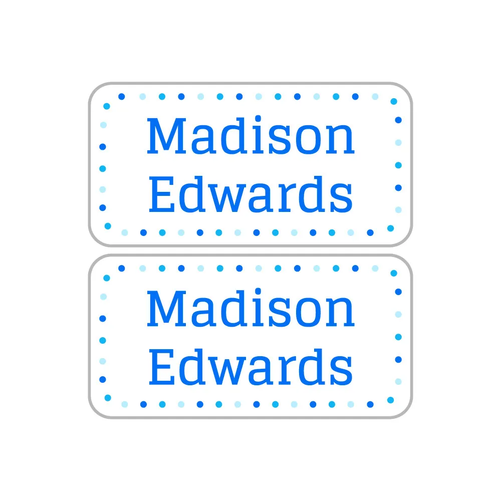 Dots Shoe Labels