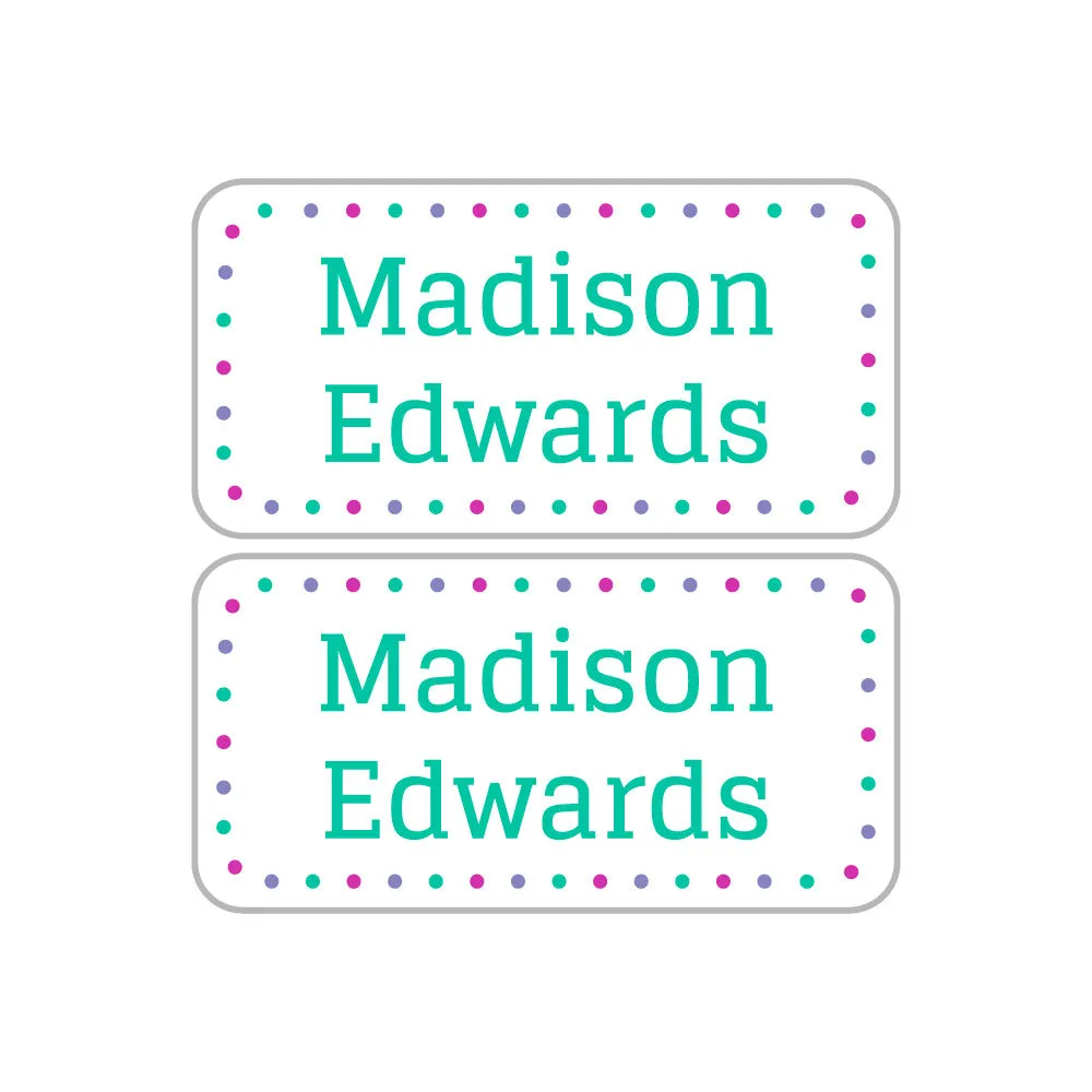 Dots Shoe Labels