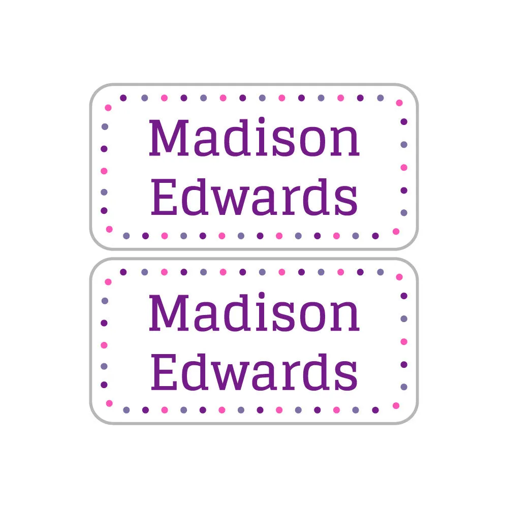 Dots Shoe Labels