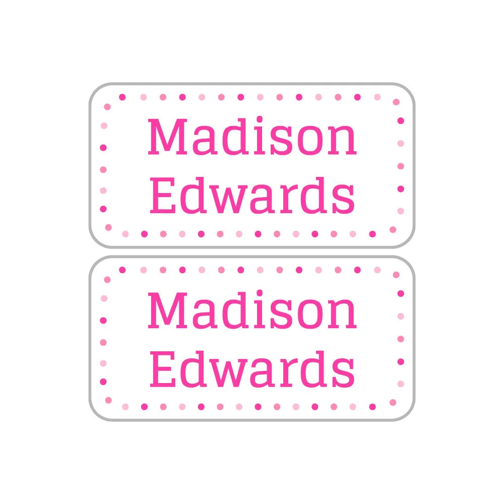 Dots Shoe Labels