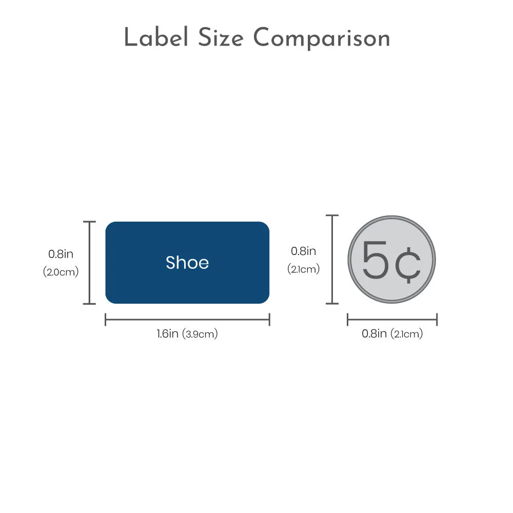 Dots Shoe Labels