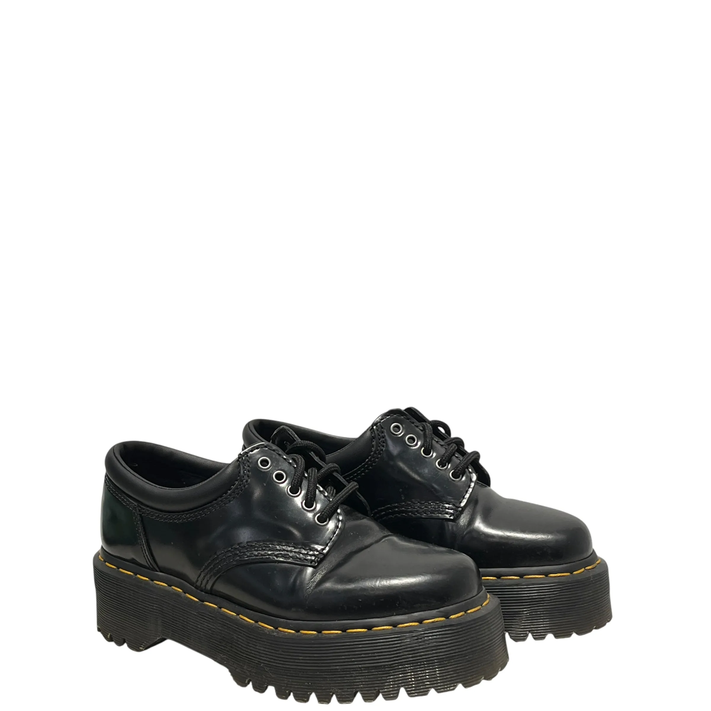 Dr.Martens/Shoes/US 6.5/Leather/BLK/Platform Oxfords