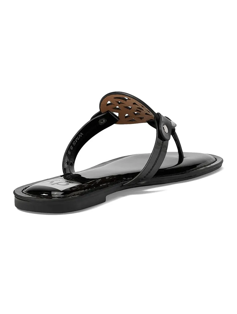 DV Gotie Sandal in Black Patent