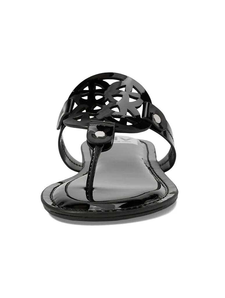 DV Gotie Sandal in Black Patent
