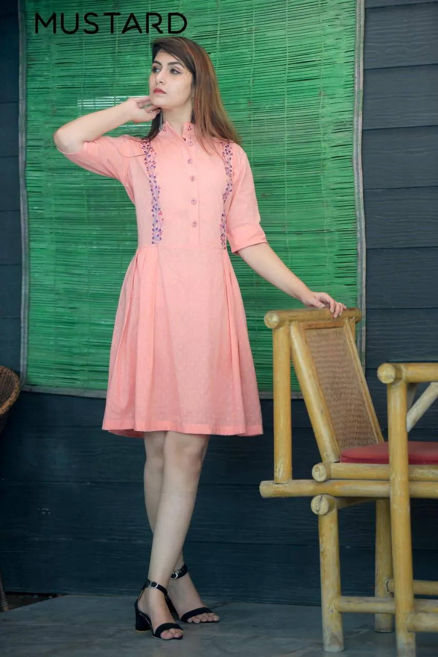 Elegance By Mustard Nx Cotton Casual Wear Kurtis Collection