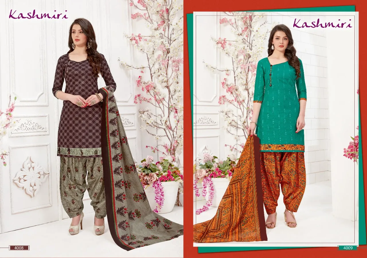 Falak International Kasmiri Vol 4 Cotton Casual Wear Salwar Kameez