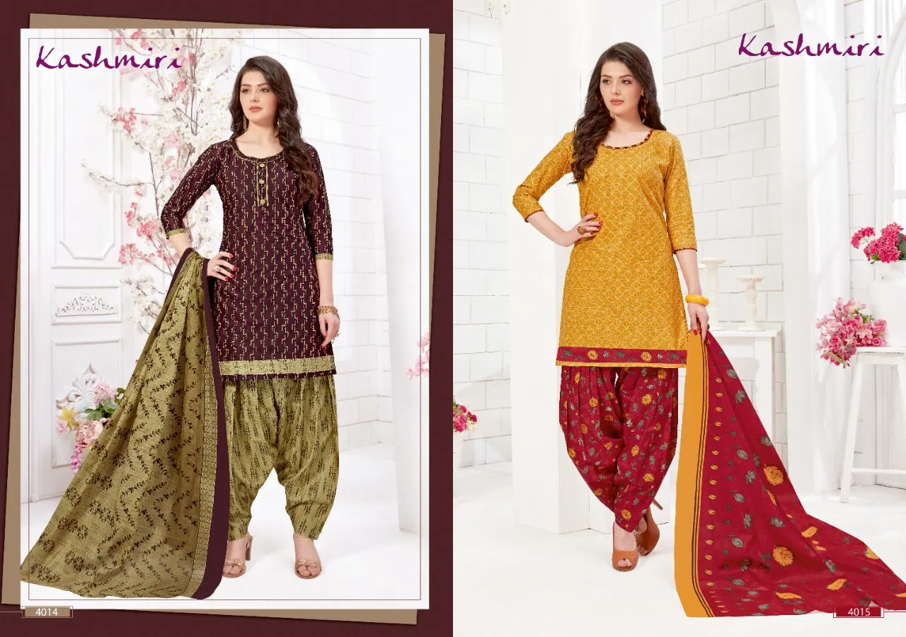 Falak International Kasmiri Vol 4 Cotton Casual Wear Salwar Kameez