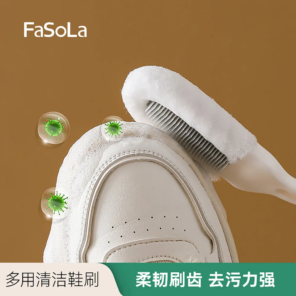 FaSoLa Multi-Purpose Shoe Cleaning Brush - White