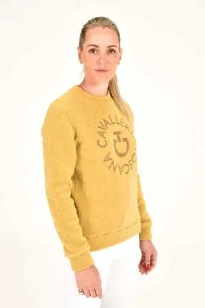 Fleece Crew Neck Pullover - Golden Ochre