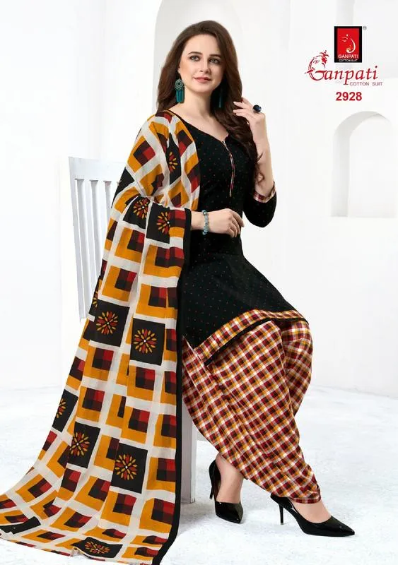 Ganpati Launched Payal Vol 29 Cotton Casual Wear Salwar Suits