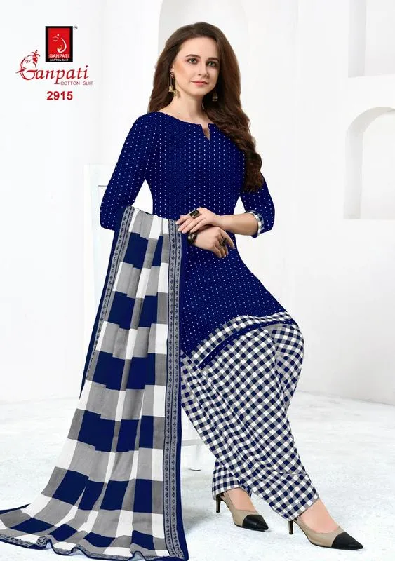 Ganpati Launched Payal Vol 29 Cotton Casual Wear Salwar Suits