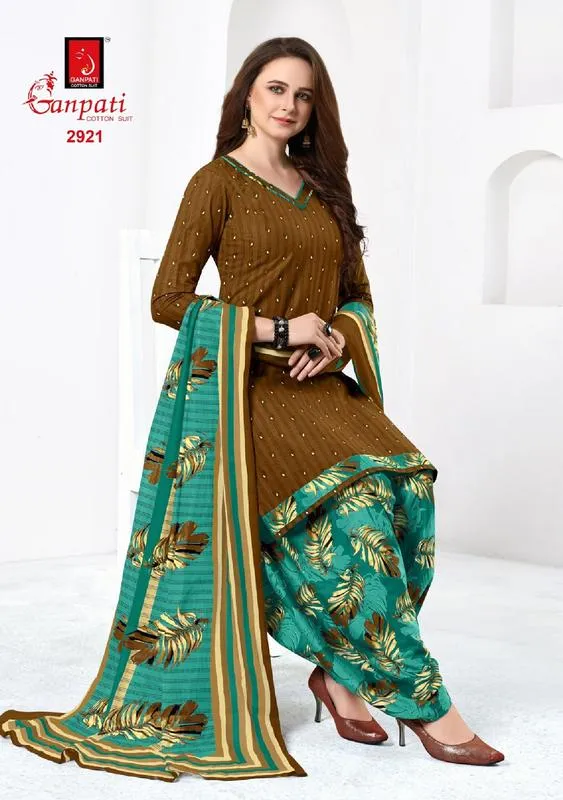 Ganpati Launched Payal Vol 29 Cotton Casual Wear Salwar Suits