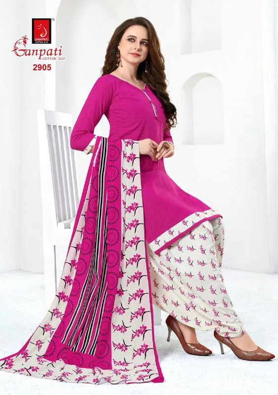 Ganpati Launched Payal Vol 29 Cotton Casual Wear Salwar Suits