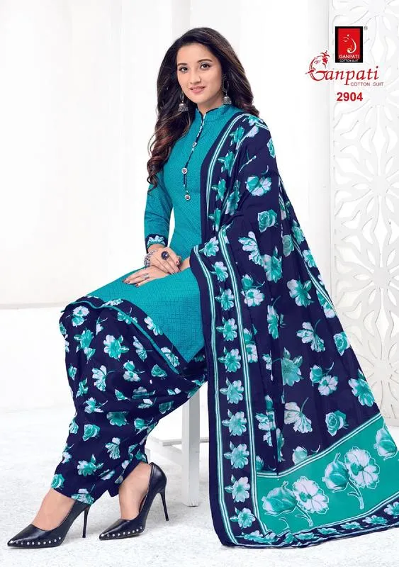 Ganpati Launched Payal Vol 29 Cotton Casual Wear Salwar Suits