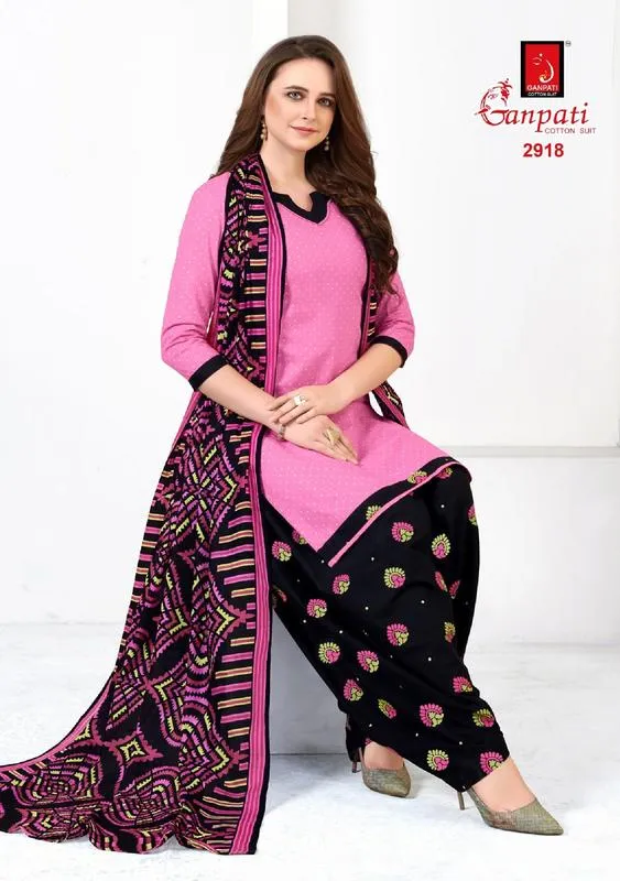 Ganpati Launched Payal Vol 29 Cotton Casual Wear Salwar Suits