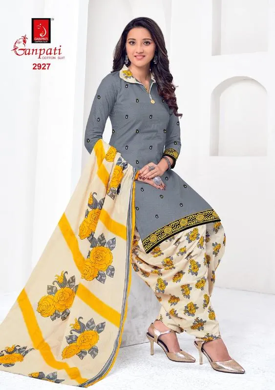 Ganpati Launched Payal Vol 29 Cotton Casual Wear Salwar Suits