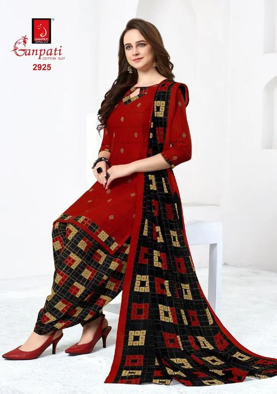 Ganpati Launched Payal Vol 29 Cotton Casual Wear Salwar Suits