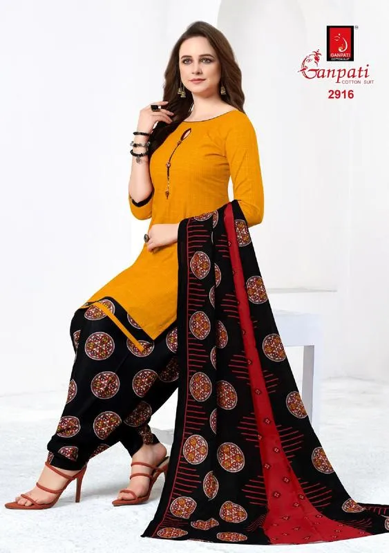 Ganpati Launched Payal Vol 29 Cotton Casual Wear Salwar Suits