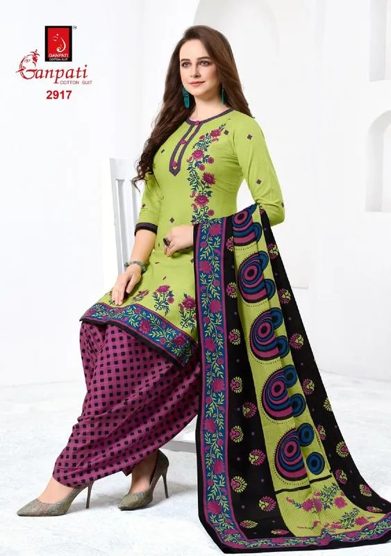 Ganpati Launched Payal Vol 29 Cotton Casual Wear Salwar Suits