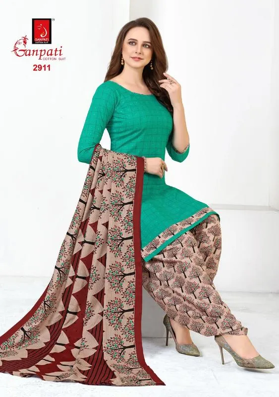 Ganpati Launched Payal Vol 29 Cotton Casual Wear Salwar Suits