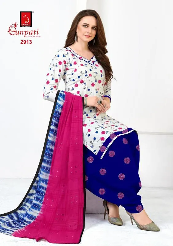 Ganpati Launched Payal Vol 29 Cotton Casual Wear Salwar Suits