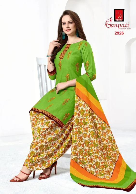 Ganpati Launched Payal Vol 29 Cotton Casual Wear Salwar Suits