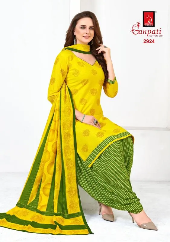 Ganpati Launched Payal Vol 29 Cotton Casual Wear Salwar Suits