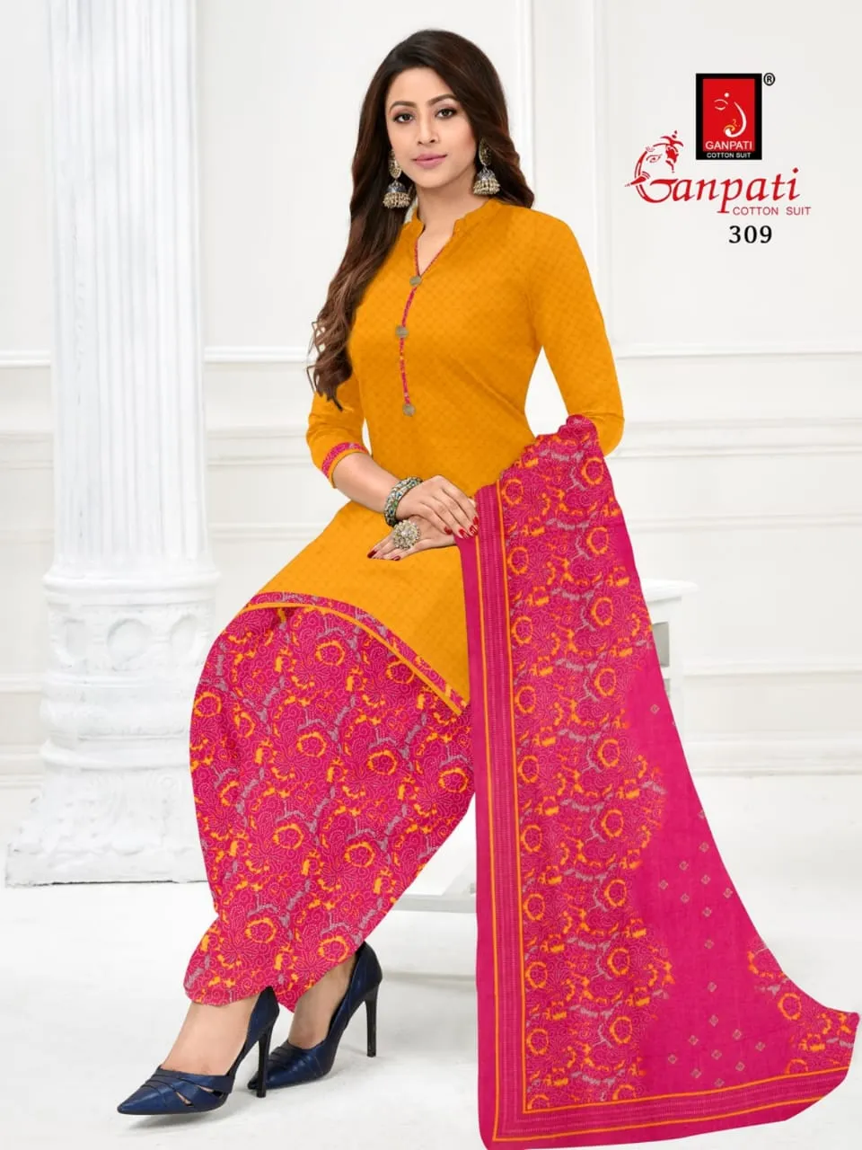 Ganpati Presents Gareema Vol 3 Cotton Casual Wear Salwar Suits