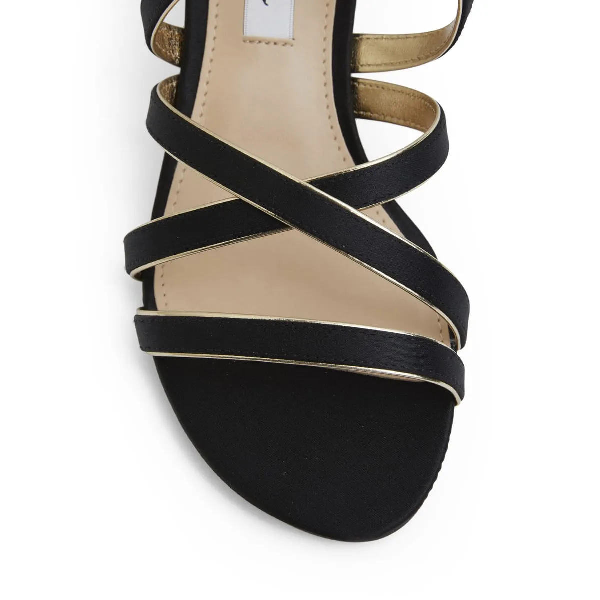 Genaya Heel in Black And Gold