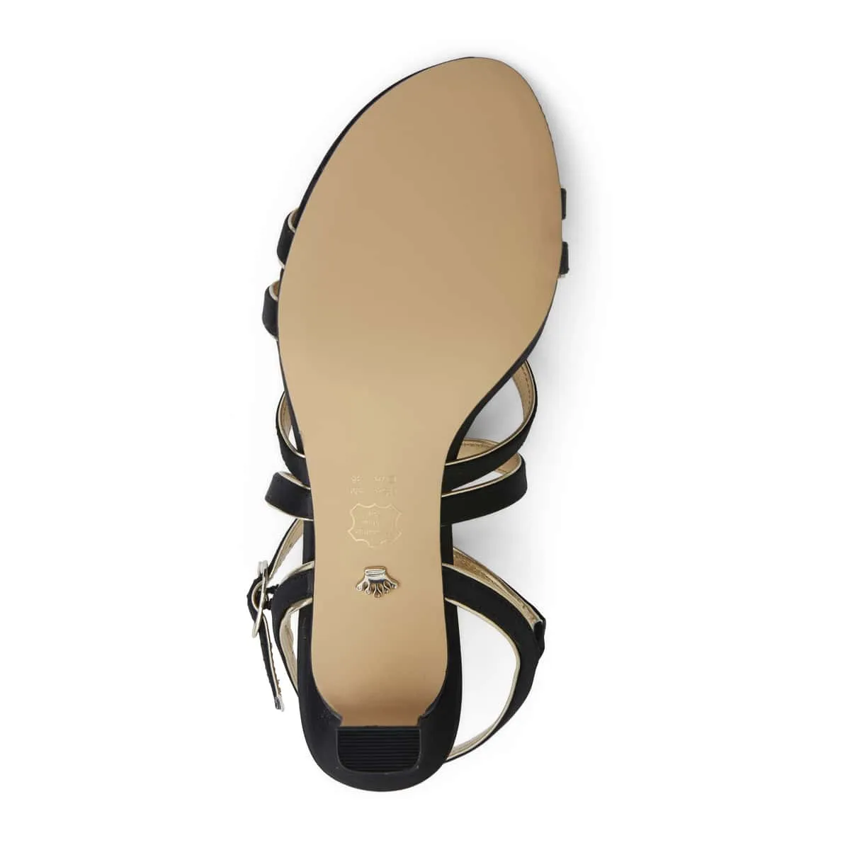Genaya Heel in Black And Gold